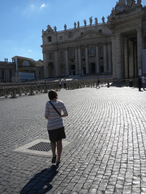 St. Peter's Square in the Vatican. This is designed to "speak"  well.